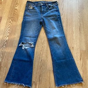 American Eagle Super High Rise Flare